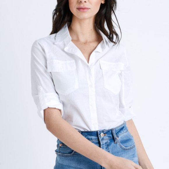 COTTON VOILE SHIRTS WITH POCKETS - Picture 3 of 3